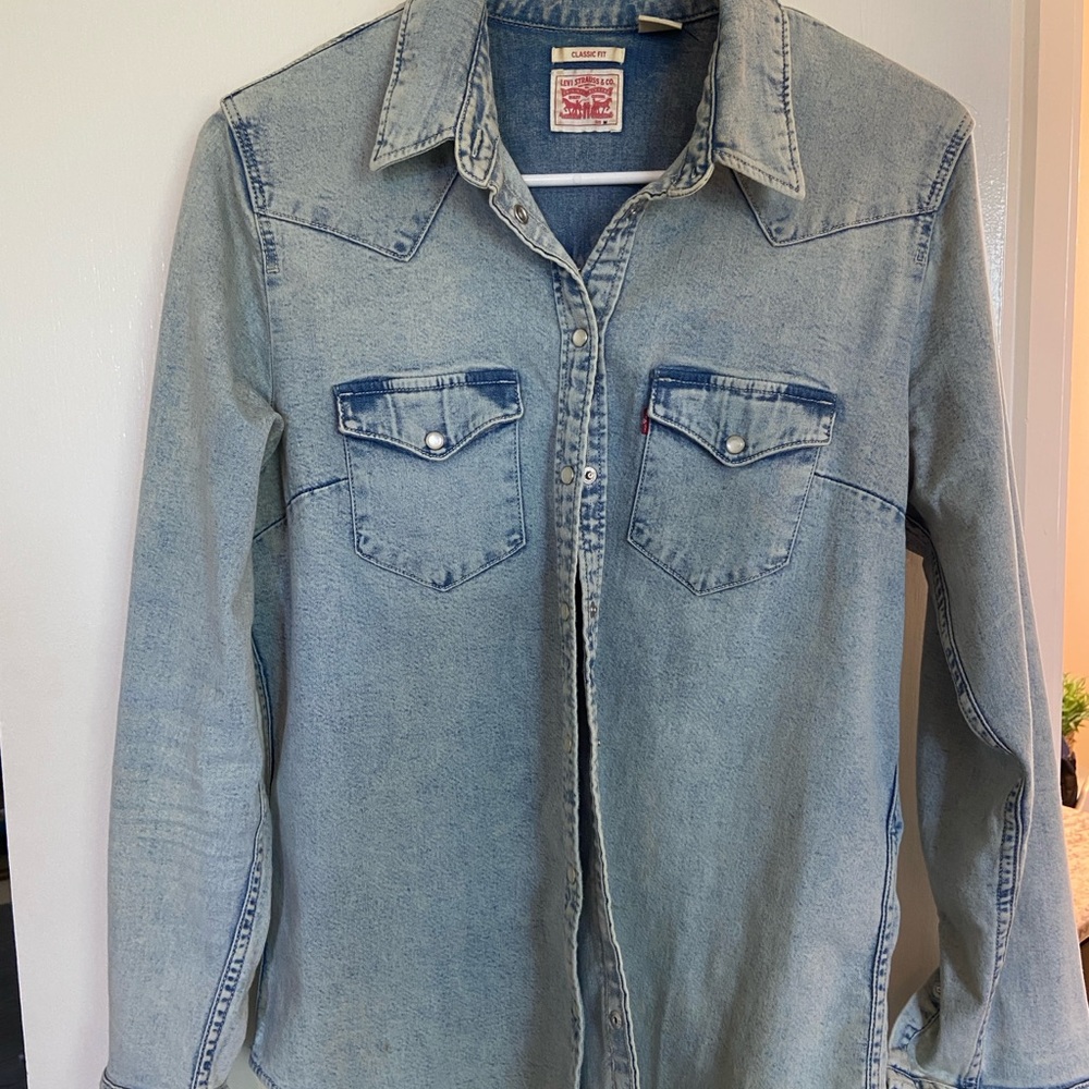 Levi's Classic Fit Blue Denim Shirt